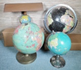 4 Globes incl. Desk Lamp