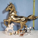 5 Horse Figures from 2