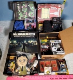 3 2016 Complete Loot Crate Box Collections and 1 1986 Funko Pop Gamestop Mystery Box and extras