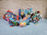South African & American Pottery Animal Figures