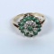 Emerald & Diamond Gold Ring