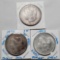 3 Morgan Silver Dollars - 1878 7TF 2nd Rev, 1899-S, and 1904