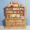Antique General Store Diorama, Miniature Epicerie Parisienne Grocery Food Shop, 1900 French