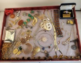 CHARITY CASE LOT: Lot Of Named Costume & Sterling Silver Jewelry