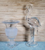 Godinger Vase & Art Glass Flamingo