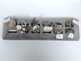 11 Vintage Sterling Silver Rings