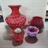 Collection Of Fenton Art Glass