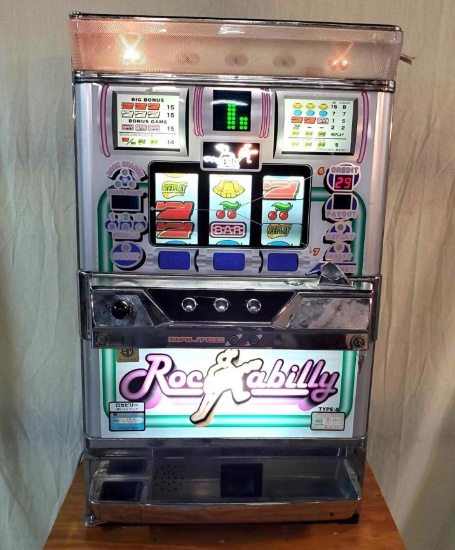 Japanese Rockabilly Slot Machine, Working
