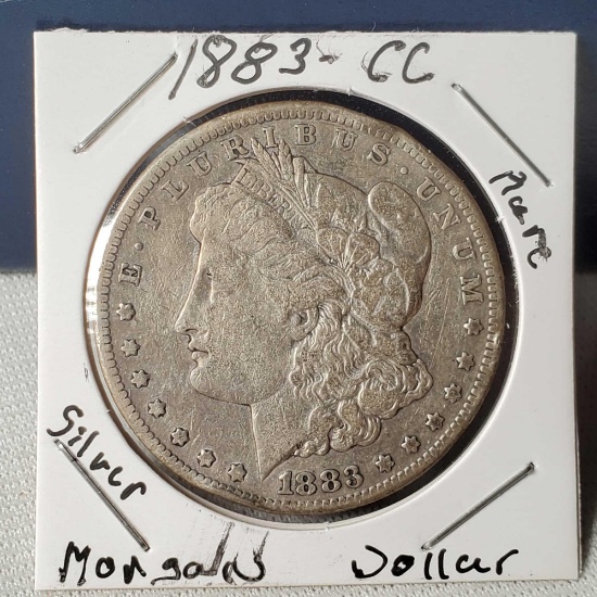 1883-CC Carson City Morgan Silver Dollar