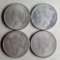 4 US Silver Peace Dollars - 1922, 1922-D, and 2 1923-S