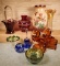 European, Victorian and Carnival Glass Vases & Novelties