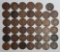 41 US Indian Head Pennies of Varied Dates and Conditions