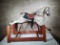 Antique Painted Carved Wood Horse Glider