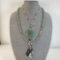 2 Vintage Jade Necklaces