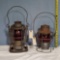 Adlake and Dietz Red LensB & M RR Boston and Maine Railroad Lantern Signal Lights