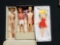3 Early 1960s Barbie and Friends Dolls in Case Plus 1970 Skinny Jinny