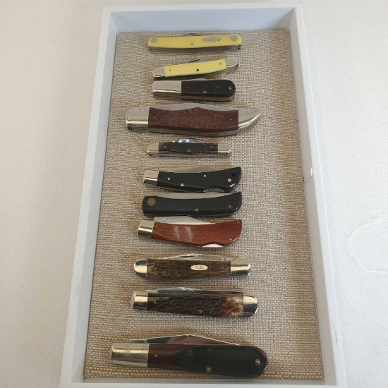 Lot Of 11 New Old Stock USA Case Folding Pocket Knife / Knives