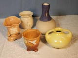 5 Pcs Weller Pottery