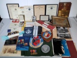 Medals and Memorabilia of 27 US Navy Veteran with 17 Year