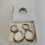 Lot Of Sterling Silver & Gold Jewelry