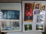 Collection of Orig. Scenic and Still Life Oil Paintings On Canvas