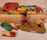 Collection of Vintage Rubber & Metal Toy Cars
