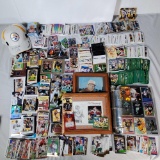 Large Lot of Football Cards Incl Signed, Relic, Chrome, LE and More