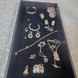 Tray Lot of Sterling Silver Jewelry