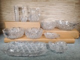 Collection of Antique Crystal Cut Glass