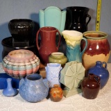 Collection of Retro Vintage and Pottery Jardinieres, Vases and Planters