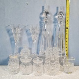 Waterford Cut Crystal Decanters, Toasting Flutes, Marmalades and more
