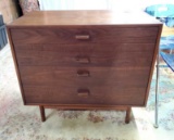 Jens Risom Four Drawer Chest of Drawers Mid Century Modern Furniture