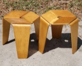 Pair of Zumi Stools By Offi Furniture