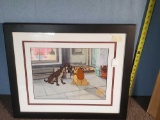 Walt Disney Lady and the Tramp Limited Edition Serigraph Cel Art in Frame