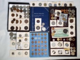 Case Lot of US and World Coins Including Silver