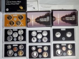 2011, 2020 and 2021 US Mint Silver Proof Sets