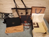 Louis Vuitton Scarf, Coach, Dooney & Bourke, & Ferragamo Handbags