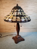 Spectrum Stained Glass Table Lamp