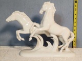 Royal Dux Porcelain Horse Grouping Figurine