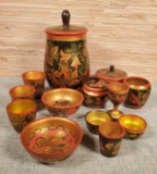 Vintage Russian Lacquer ware Items