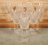 Set of 8 Alana Waterford Crystal Stems
