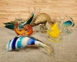 6 Pcs. Art Glass Sea Animals