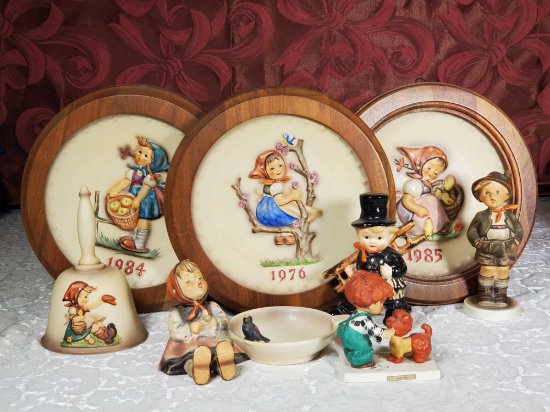Hummel and Goebel Figurines, Plates and Bells