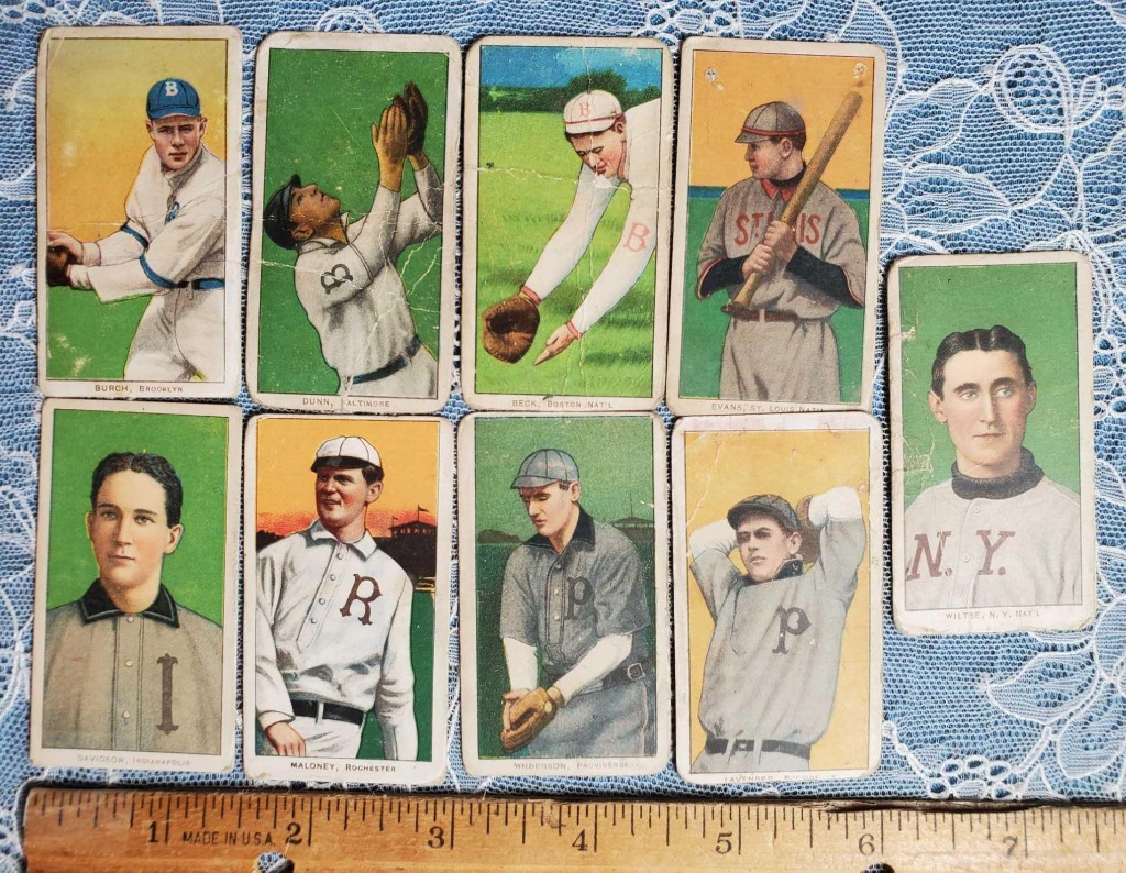 9 T206 1909-1911 Piedmont and Related Cigarette Baseball Cards - | Art,  Antiques & Collectibles Collectibles Sports Memorabilia Sports Cards  Baseball Cards | Online Auctions | Proxibid