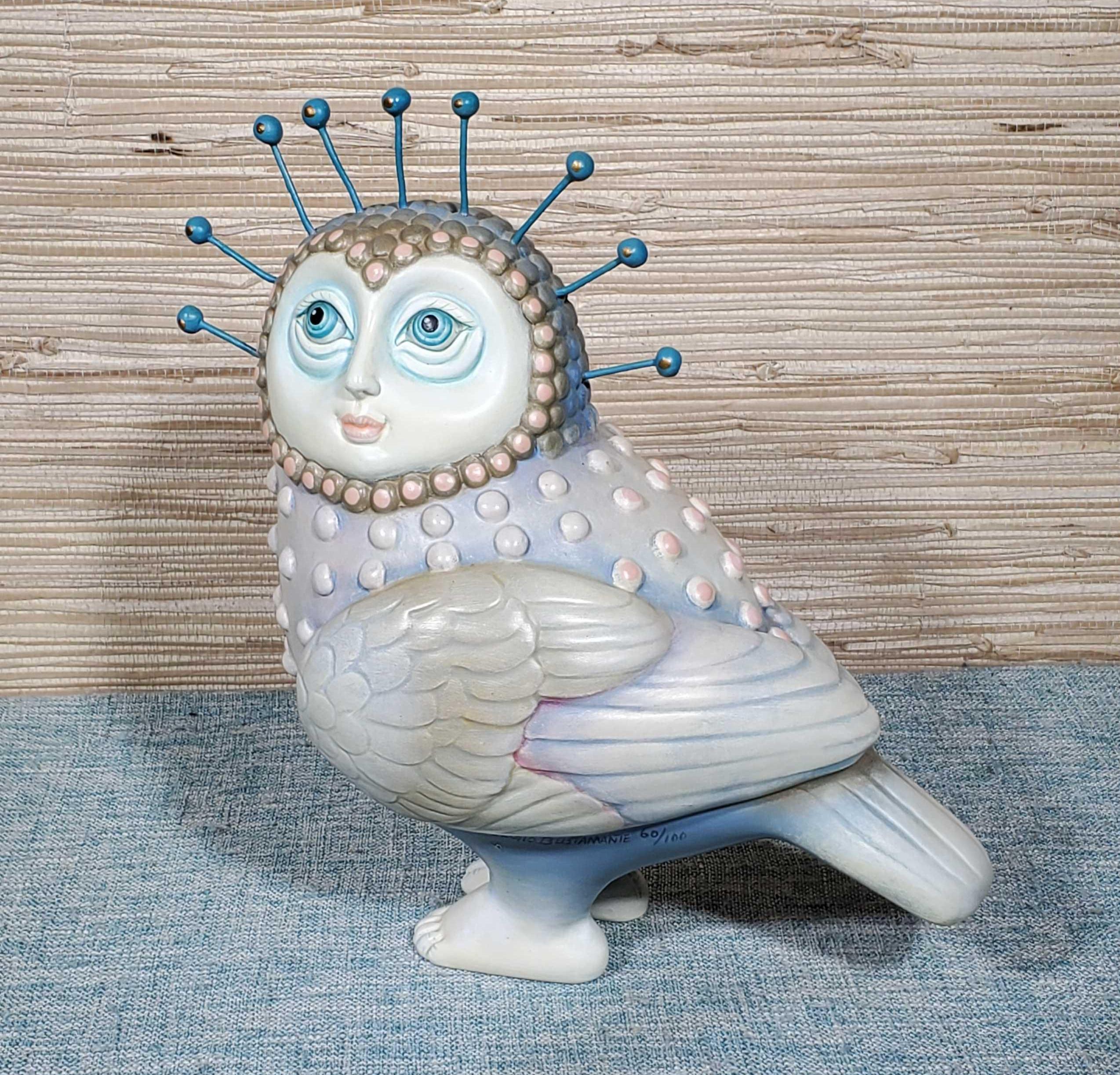 Limited Ed. Sergio Bustamante Signed Ceramic Owl | Proxibid
