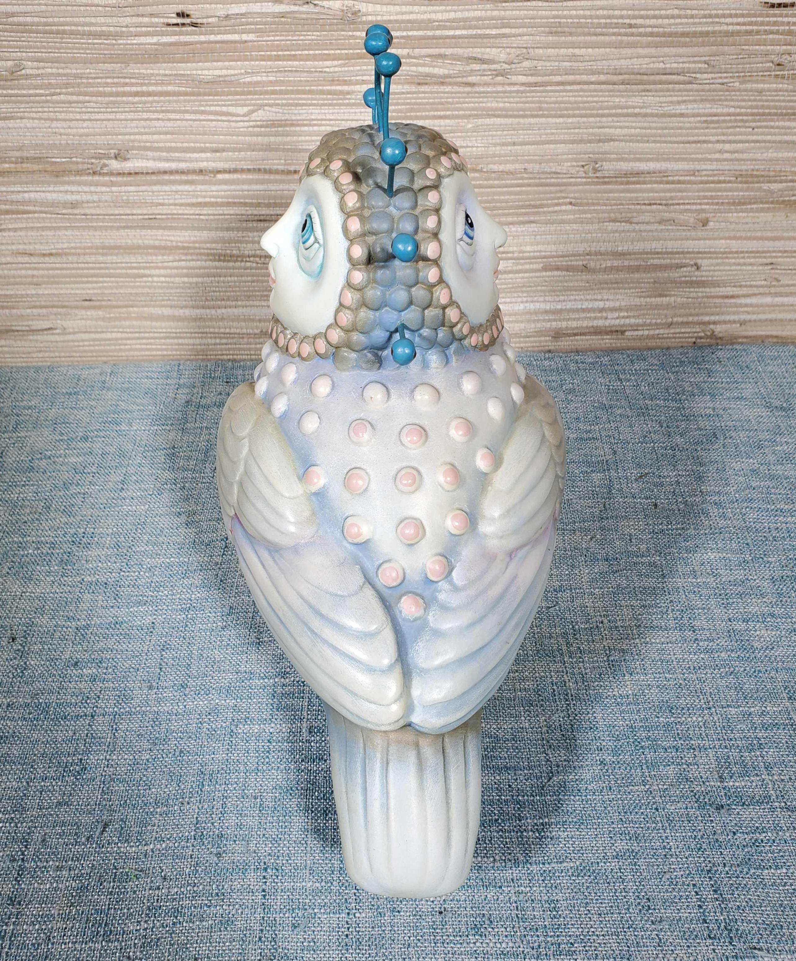 Limited Ed. Sergio Bustamante Signed Ceramic Owl | Proxibid