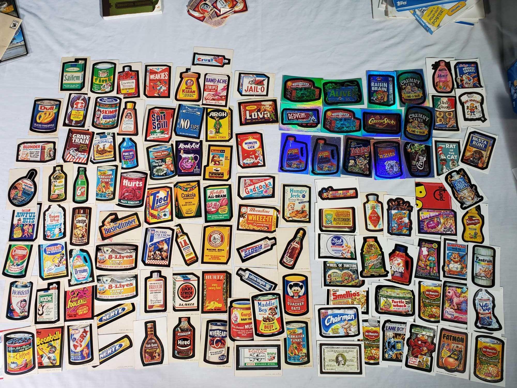 Mixed Trading Cards with Vintage Wacky Packages, | Proxibid