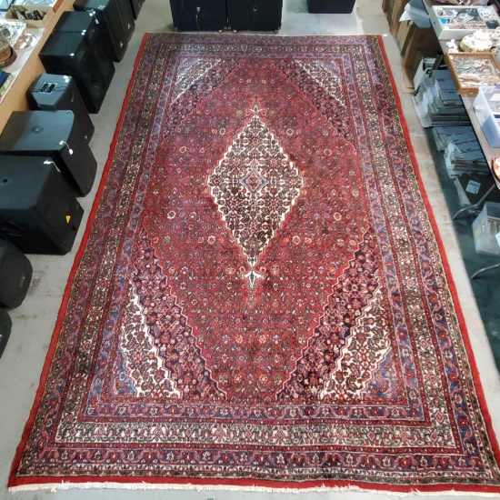 Large 10' 7" X 17' 1" Persian Bibikabad Carpet