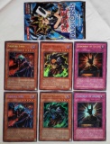3 Pairs of Dark Crisis 2003/4 Yugioh Secret and Ultra Rare Trading Cards, Most First Edition