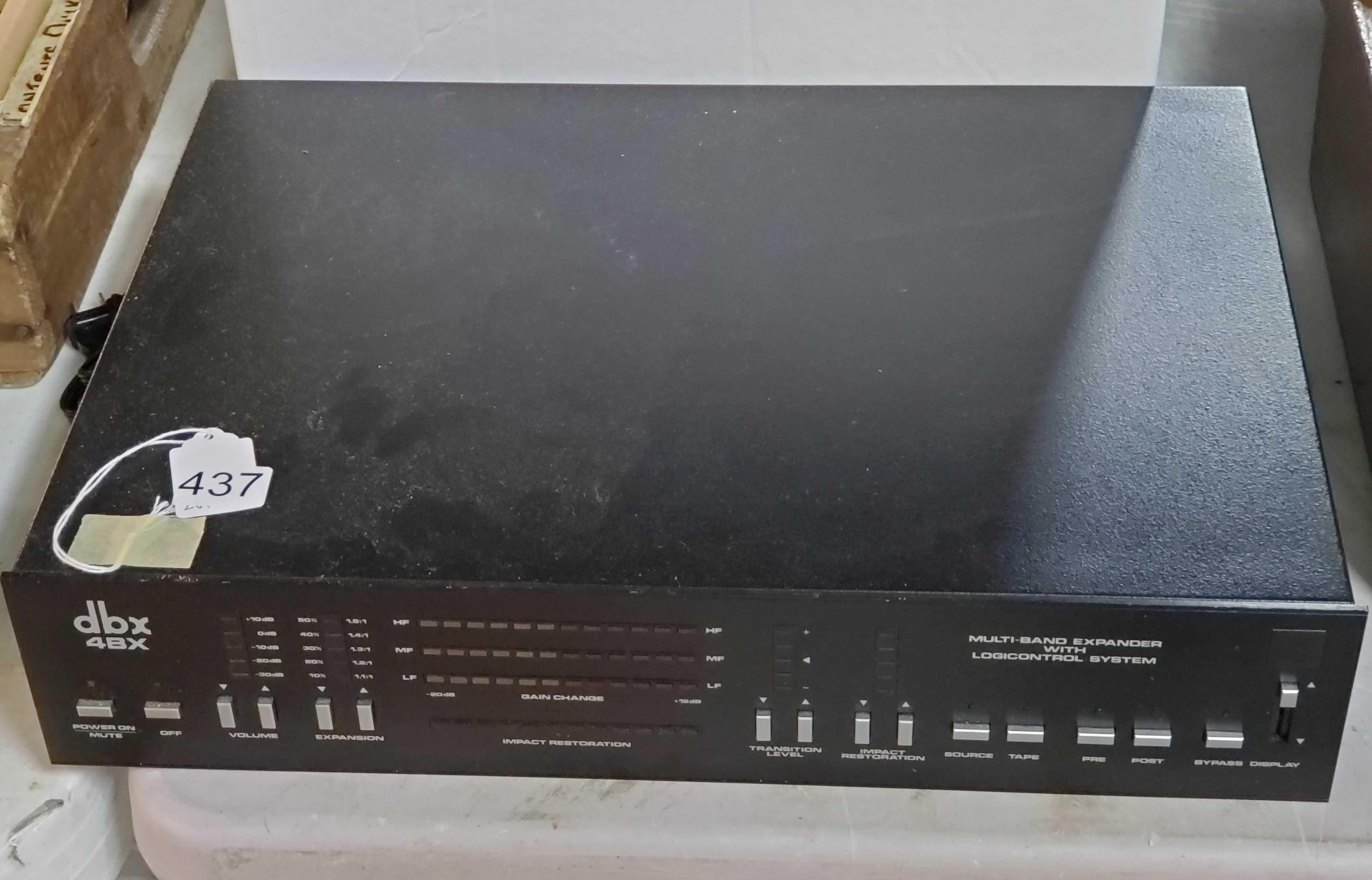 dbx 4BX マルチバンドエキスパンダー DBX 4BX マルチバンドエキスパンダー DBX 4BX Multi-Band Expander